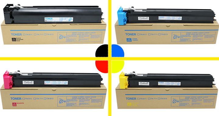 TN 610 / TN 611 / TN 612 / TN 613 Minolta Bizhub Toner for Konica C 6501 / C 6500 / C652 / C 650