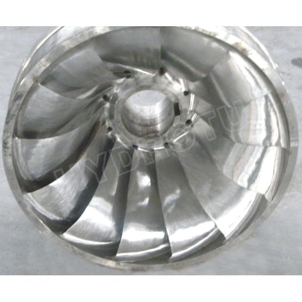 Durable Stainless Steel Francis Turbine Runner 0Cr13Ni4Mo Construction 100KW