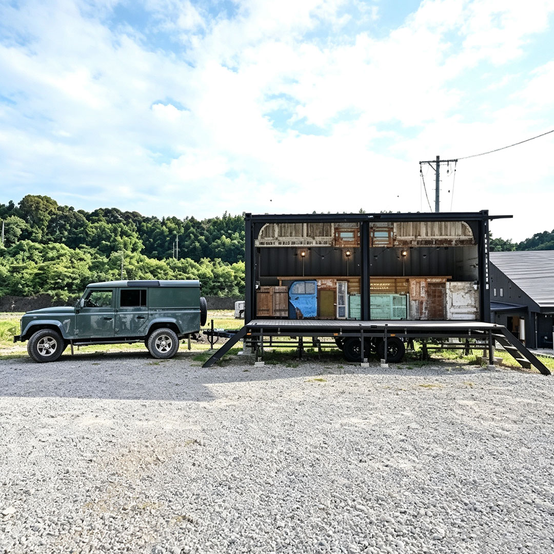 Mobile Food Catering Restaurant Trailer Shop Café Steel Structure Container Trailer with Connecting Pieces and Trailers