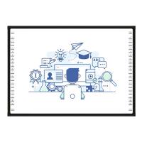 Écrivant à logiciel Digital infrarouge tableau blanc interactif conseil futé pour enseigner 10/20 point