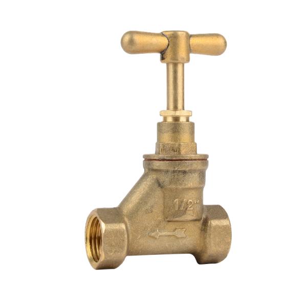 Faucet латуни крана двойного женского первоначального латунного клапана Bibcock крана сада цвета латунного латунный