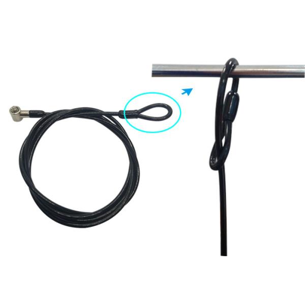 Покрытый пластмассой кабель безопасности весны расширения, веревочка провода похищения мобильного телефона анти-