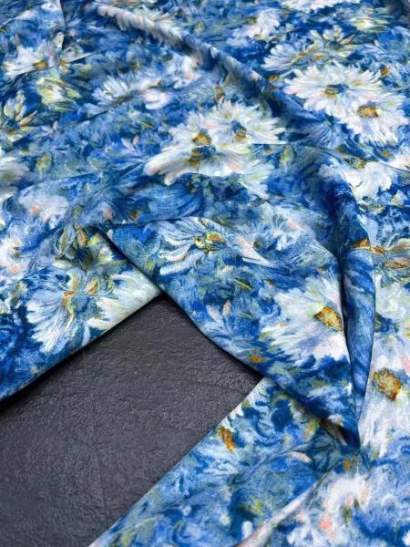 2023 Soft Silk Elastic Twill 20MM Antiflaming Anti-Wrinkle Scarf Digital printed Design for fashion luxury Dress