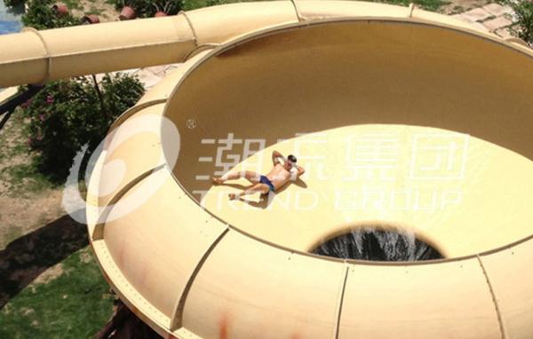 Outdoor Fiberglass Water Slide Games for One Person Per Time , Adult Used in Giant Water Park