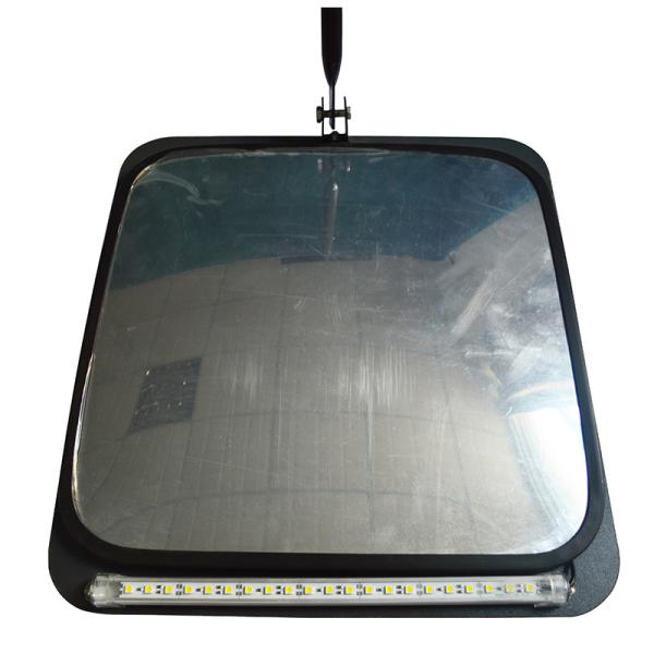 DC12V Rechargeable Battery Vehicle Inspection Mirror With three wheel  88cm Rod