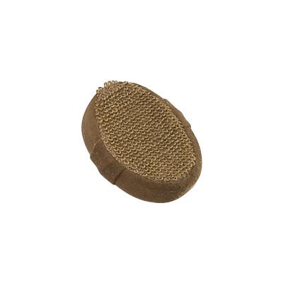 Hemp Oval Bath Body Scrubber Pad No Stimulation With Elastic Belt