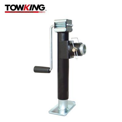 5000lbs Capacity Agricultural Trailer Jacks 10 Lift With Footplate And Side Wind Handle