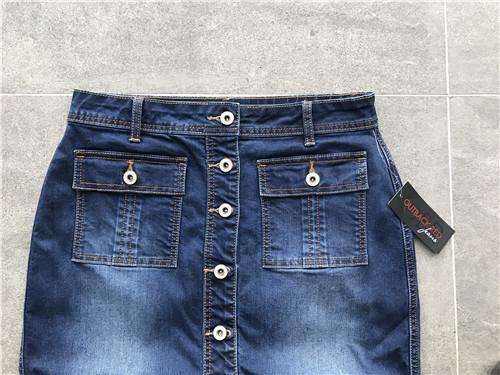 Pristine Color Womens Denim Pencil Skirt , Long Stretch Pencil Skirt TW76693