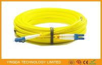 Cabo de remendo 2.0mm da fibra óptica do duplex da manutenção programada do LC/UPC LC/UPC com grampo Zipcord