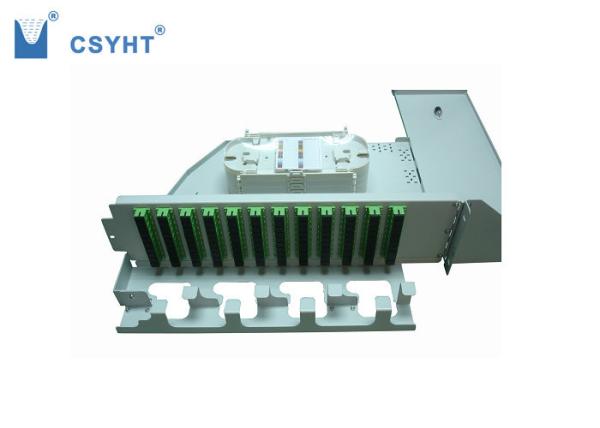 120FO 3U ODF Fiber Optic Patch Panel Rack Mount Rotary Type 440x396.2x131.9mm