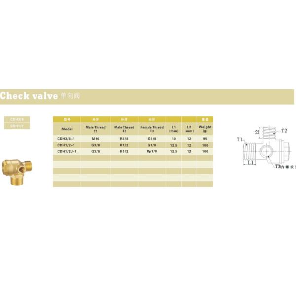 Brass Pneumatic Accessories Drainer Valve , Unloaded Valve , Throttle Valve , Check Valve Of Air Compressor