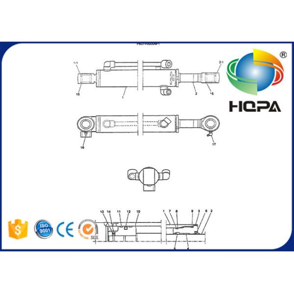 PE01V00004R100 Dozer Cylinder Seal Kit For Kobelco SK13SR SK45SR