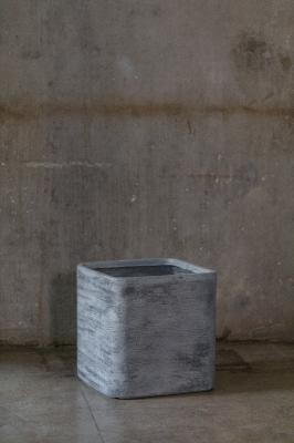 5inch Grey Square Plant Pots, Grey Square Plant Pots Indoor exterior