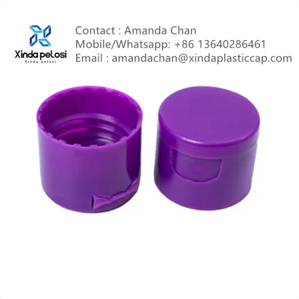 Botella de loción de detergente de plástico con tapa de doble tapa con material amigable