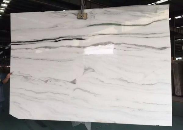 Wall Natural Stone Marble Tiles , 2.7g/Cm³ Density Large White Marble Floor Tiles