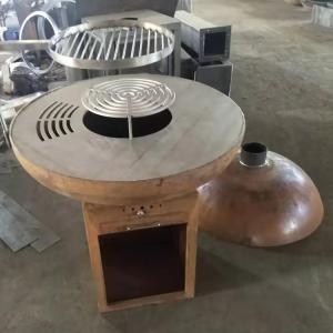 Cozimento moderno do ASSADO de Rusty Finish Corten Steel Fire Pit For Outdoor