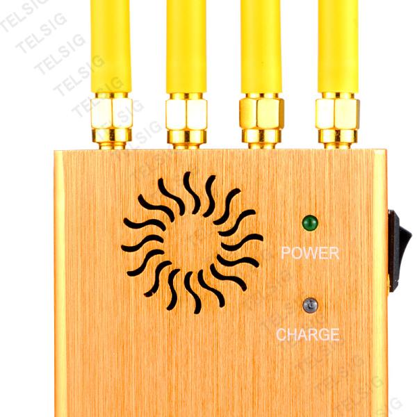C.A. 110 - jammer portátil do sinal do telefone celular 250V 2 da bateria horas de tempo de funcionamento