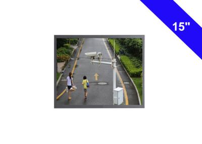 500 Nits Brightness HD CCTV LCD Monitor 15 Inch 178° Wide Visual Angle