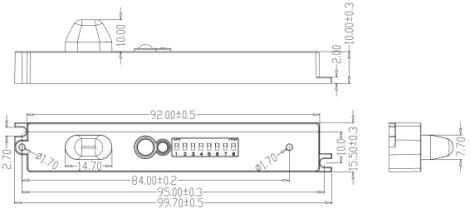 Long Strip PWM Dimming DC Motion Sensor, Support Remote Control, 6m Max