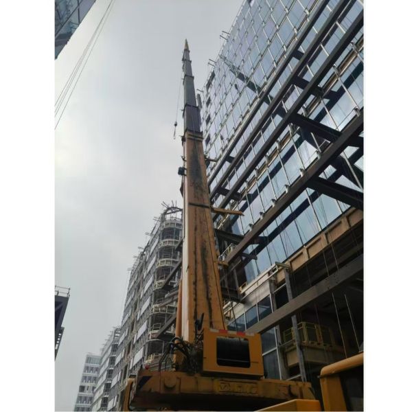 2022 Xc mg 80 ton truck crane Yellow a Official Lifting Capacity QY80K5D stock