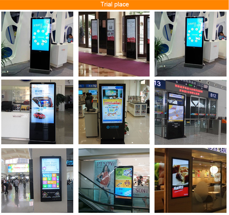 Дисплей размера Lcd Signage игрока рекламы экрана касания большой в 75 дюймах