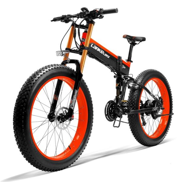 Folding 1000W Fat Folding Electric Bike 26 Inch 13AH Panasonic Battery