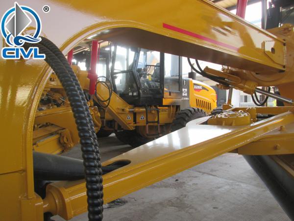 White / Yellow 11000KG Motor Grader 136HP Engine Tractive Force 61.3KN CVGR135 Grader  Road Machinery