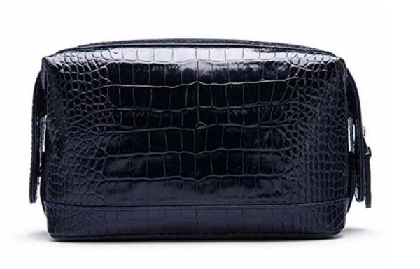 Zippered PVC / PU Leather Cosmetic Toiletry Bag OEM / ODM Acceptable