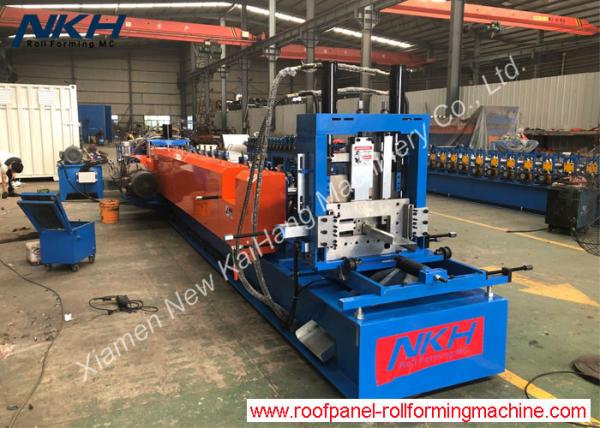 Rolo do Purlin Z100-300 da armação de aço da lâmina de 22KW Cr12Mov auto que forma a máquina