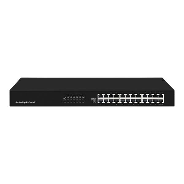 Commutateur Gigabit Ethernet géré VLAN Commutateur empilable avec port de console RJ45 1 Capacité de commutateur de 40 Gbps