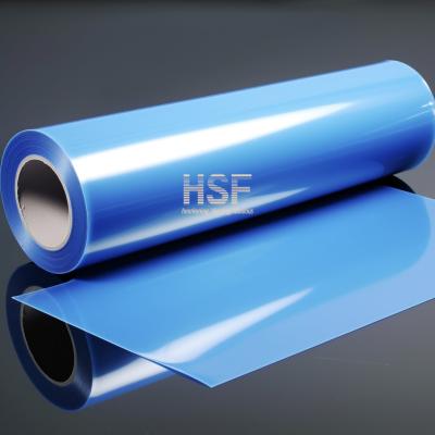 Película de liberação de PET revestida com silicone azul claro de 36um para acabamento interior de automóveis