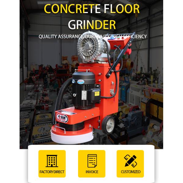Hand Push Concrete Grinder Planetary Single Disc Floor Grinding Polishing Machine