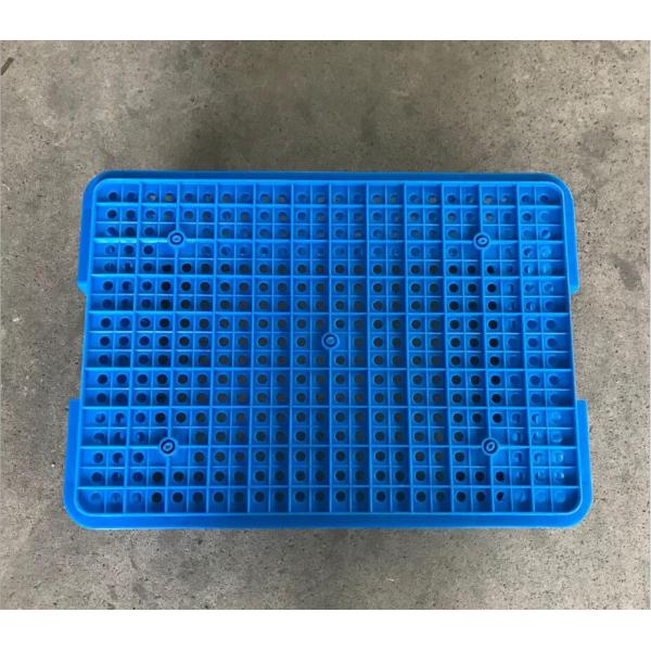 Сверхмощная пластмасса сетки штабелируя клети на колесах подгонянные 620 * 445 * 350мм К580