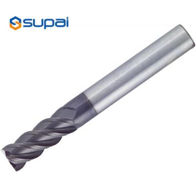 AITiN Revestimento de Carbide End Mill 3/8  4 Flauta Geral de Alta Velocidade de corte