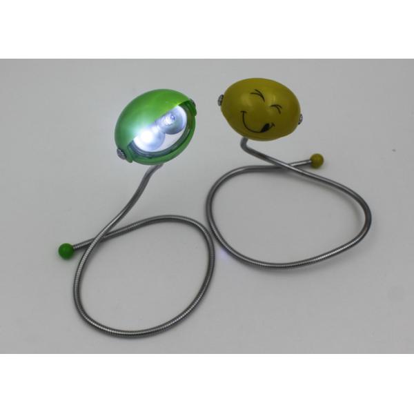 Modern Brightness LED Flexible Book Light , Kids LED Gooseneck Light