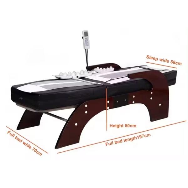 Camas de masaje de turmanio Nugabest N5 dolor de espalda Terapia térmica Migun Cama de masaje de jade térmico eléctrico automático