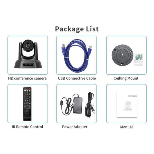 управление камеры RS422 RS485 конференции IP передачи HD 60fps 30fps PTZ