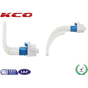 LC 90 Degree Fiber Optical Connectors , LC Adjustable Fiber Optic Connector