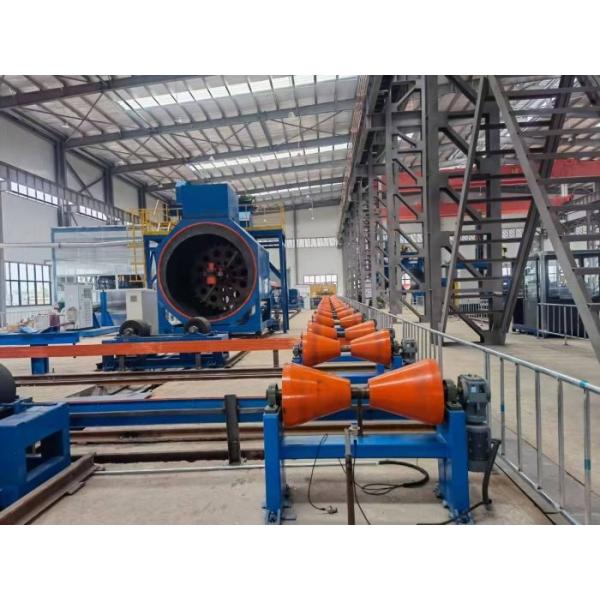 Steel Pipe Internal External FBE Powder Coating & Liquid Paint Spraying Line with Rust Removal