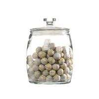 Pot en verre hermétique transparent d'épice du stockage 8000ml de nourriture