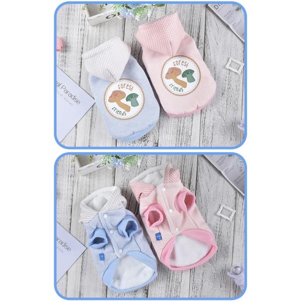 Толстая теплая собака хлопчатобумажная одежда для домашних животных