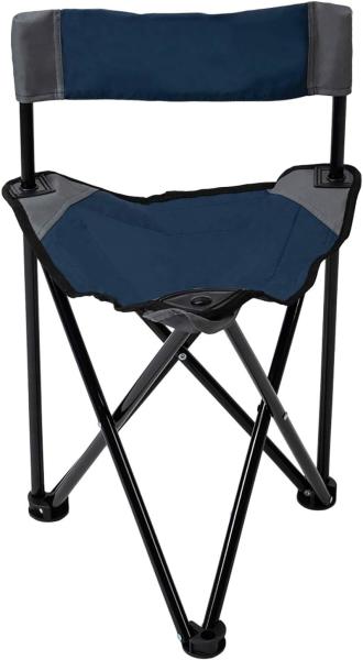Portable Triangle Camping Fishing Chair, Tripod Stool With Backrest Fishing Camping Chair With Carry Strap