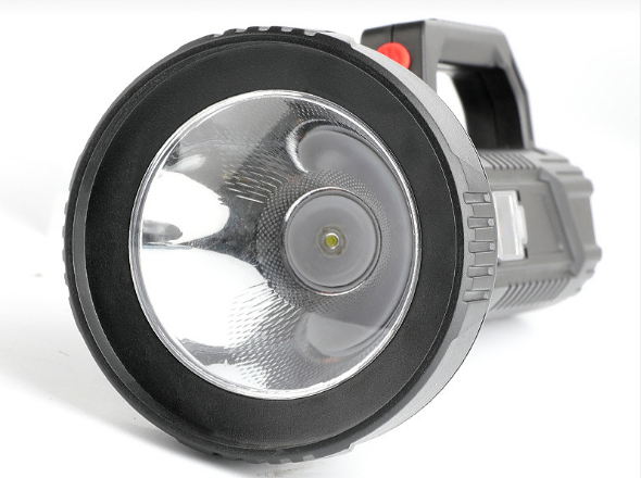 6000K White Outdoor Emergency Bright Solar Powered Flashlight 85lm