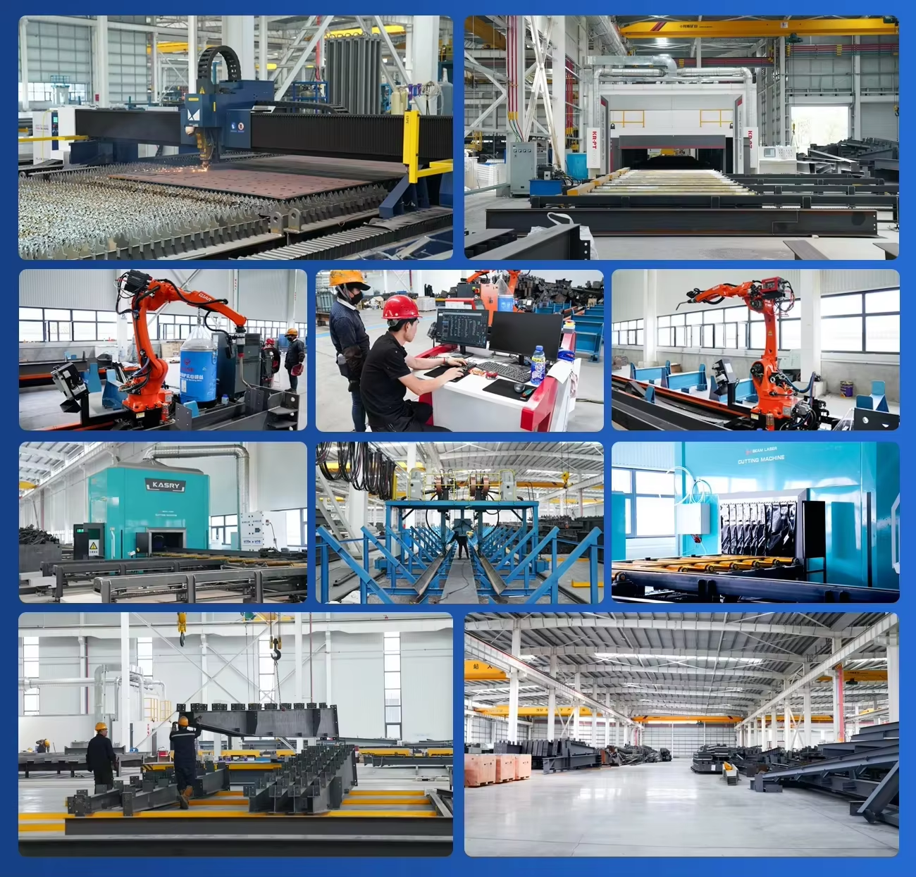 Q355b Steel Space Frame Workshop Steel Structure Prefab Steel Structure Portal Frame