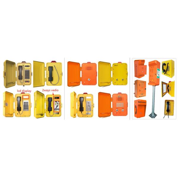 Надежный промышленный телефон VoIP хэндс-фри для пользы тоннеля аварийной
