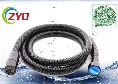 Black Color Painting Toilet Bathroom Shower Hose With Wall Bracket And 1/2-3/4 Converted Screw