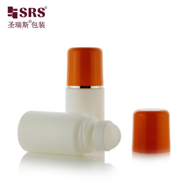 60ml 2 oz Custom Color PP PCR Eco-friendly Plastic Bottle Deodorant Roll on Packaging