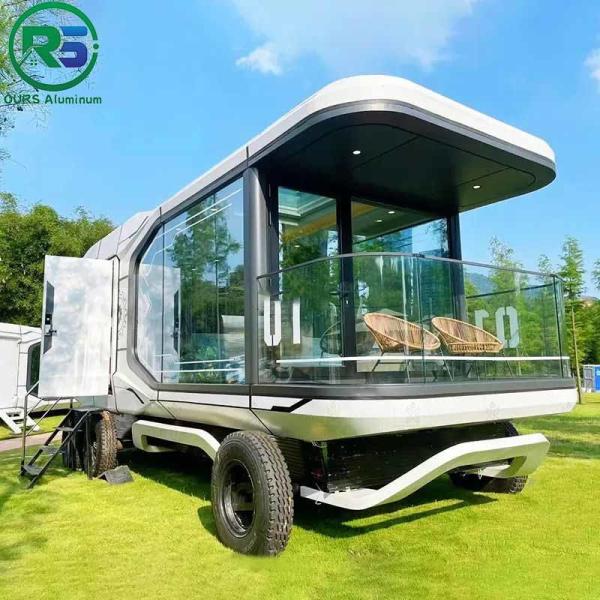da casa de campo de alumínio branca da casa de 8.5M Length Mobile Homes casa modular do recipiente da casa pré-fabricada do bloco liso da casa Alcoa