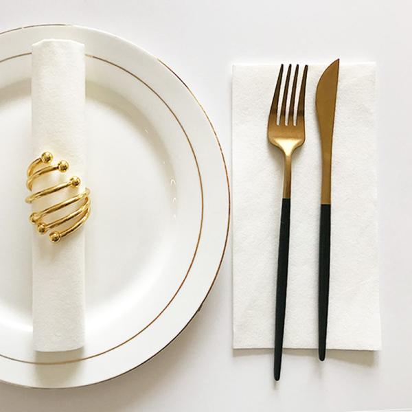Food Safe Napkin Paper 3 Ply Ultra Absorbent Dinner Paper Sheets for Kitchen And Party