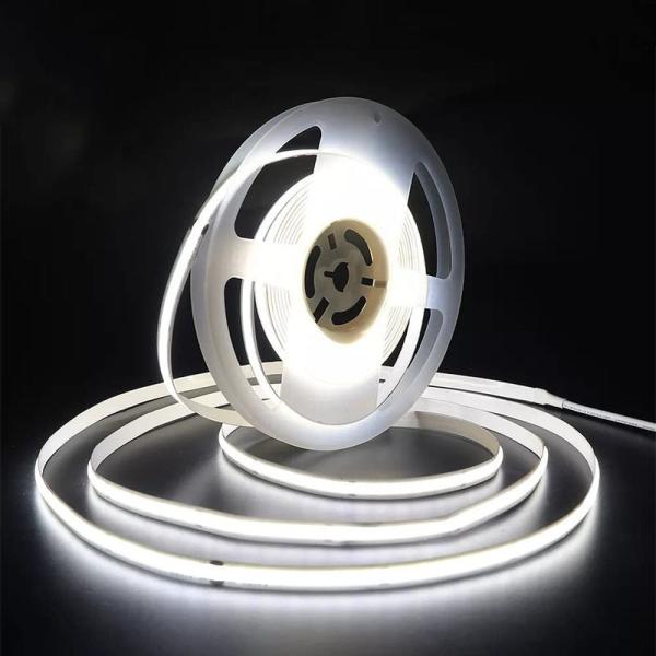 480Leds 6500K Lâmpadas LED flexíveis COB para decoração de interiores em voltagem 12V/24V